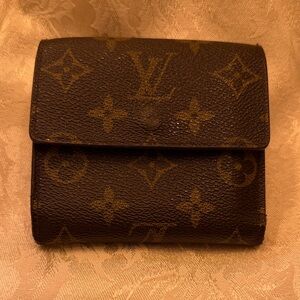Louis Vuitton Brown and Gold Monogram Wallet